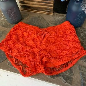 Polyester Summer Lace Shorts